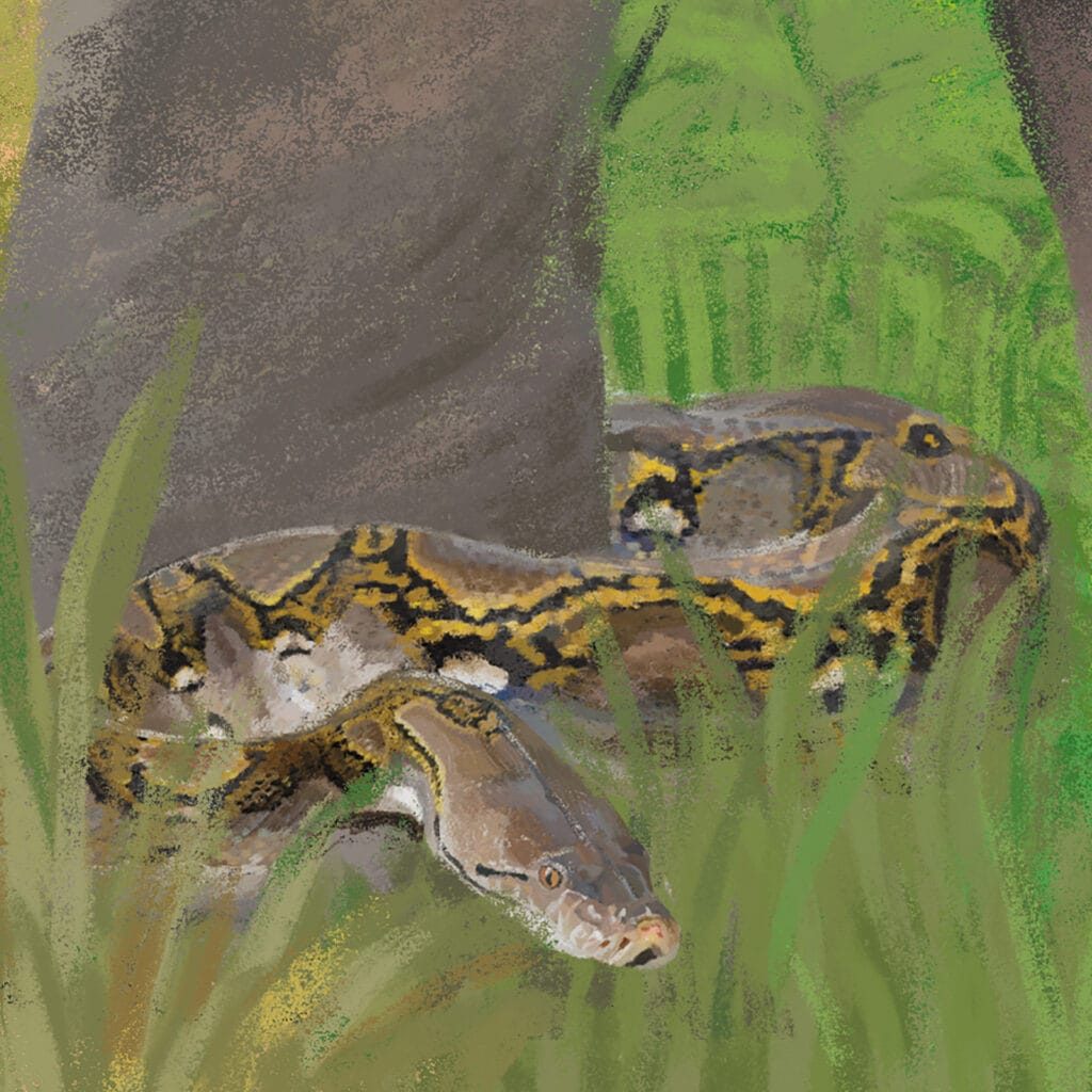 Mega groot doek detail 2